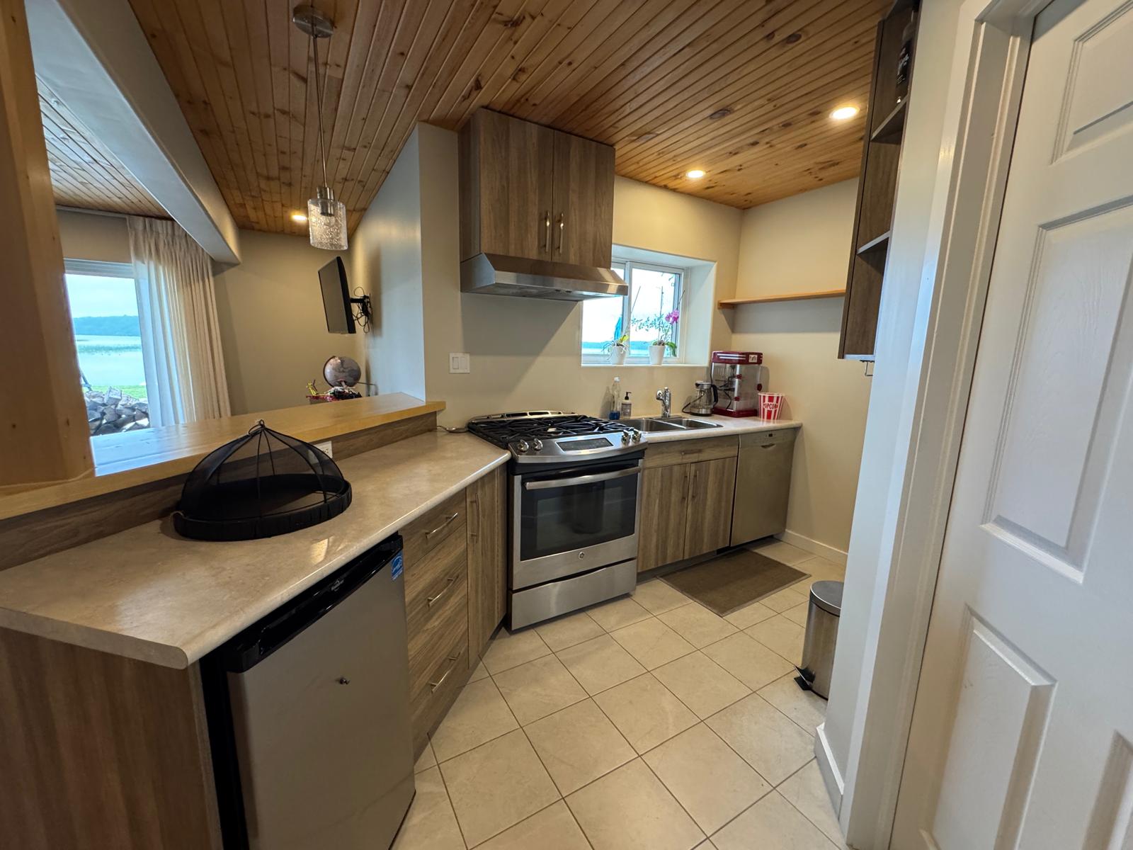 Basement suite kitchen