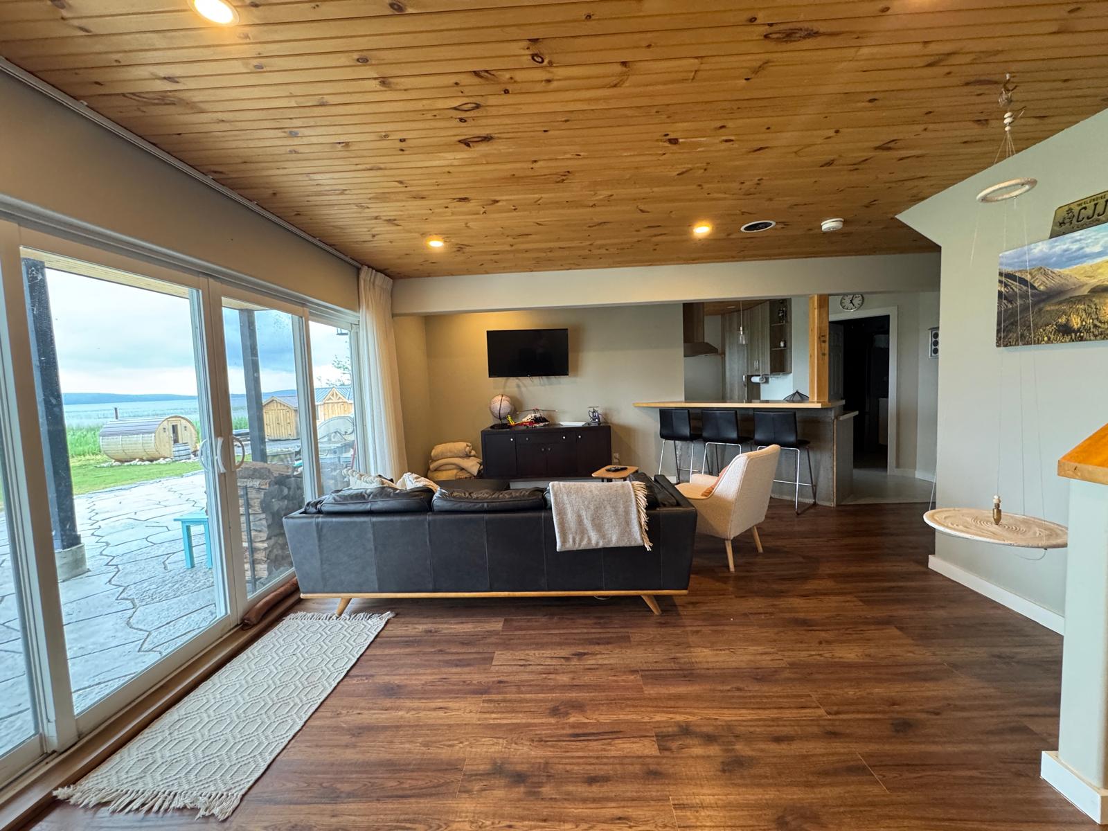 Basement suite living room