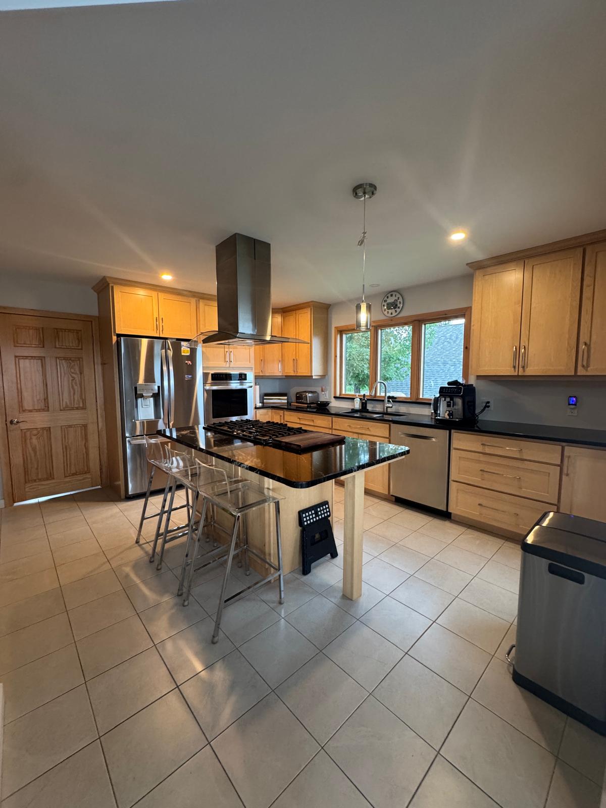 Main floor kitchen west view